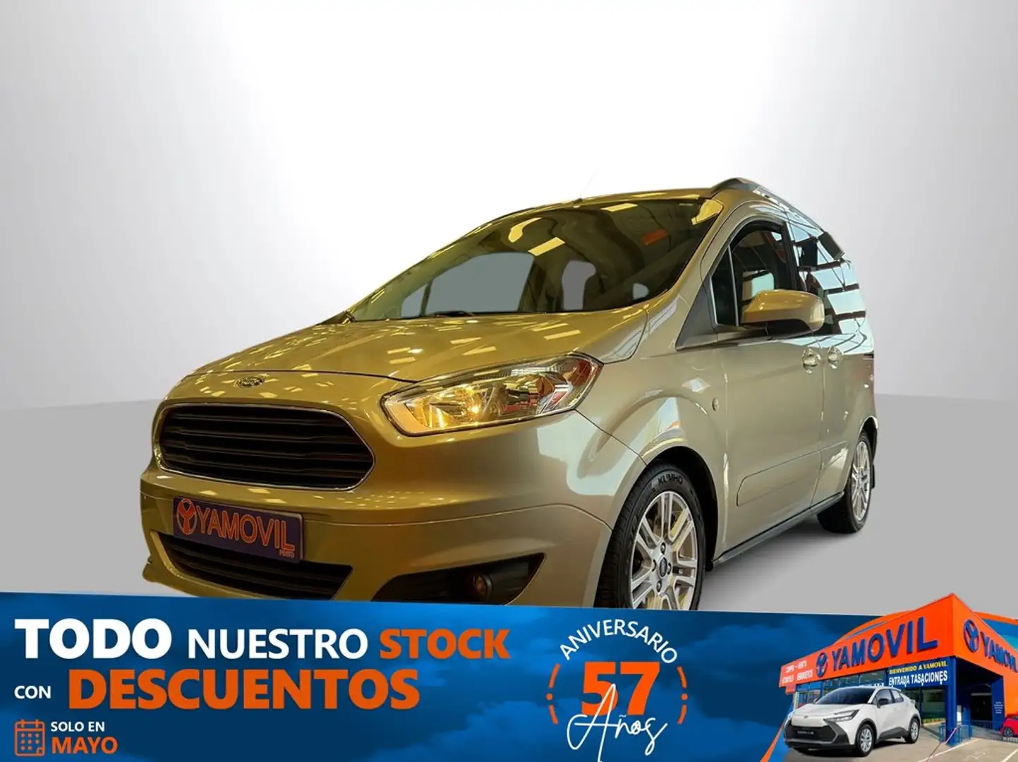 Ford Tourneo Courier 1.0 Ecoboost Titanium Gris - 1