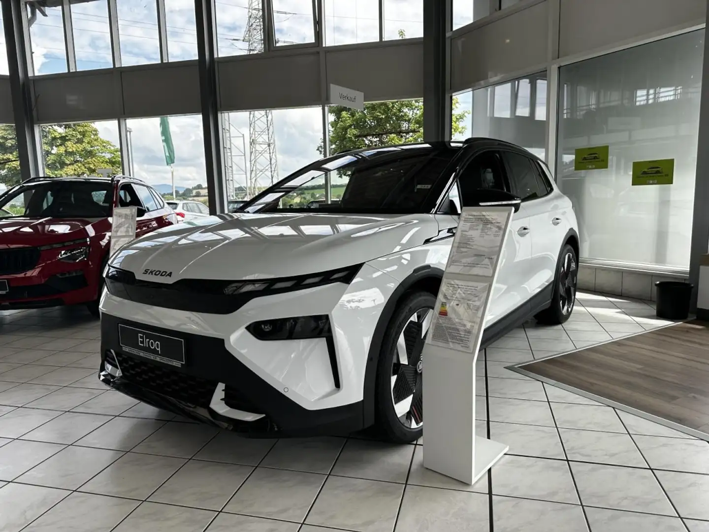 Skoda Elroq 85 First Edition Lodge Klima Navi Rückfahrkamera Білий - 1