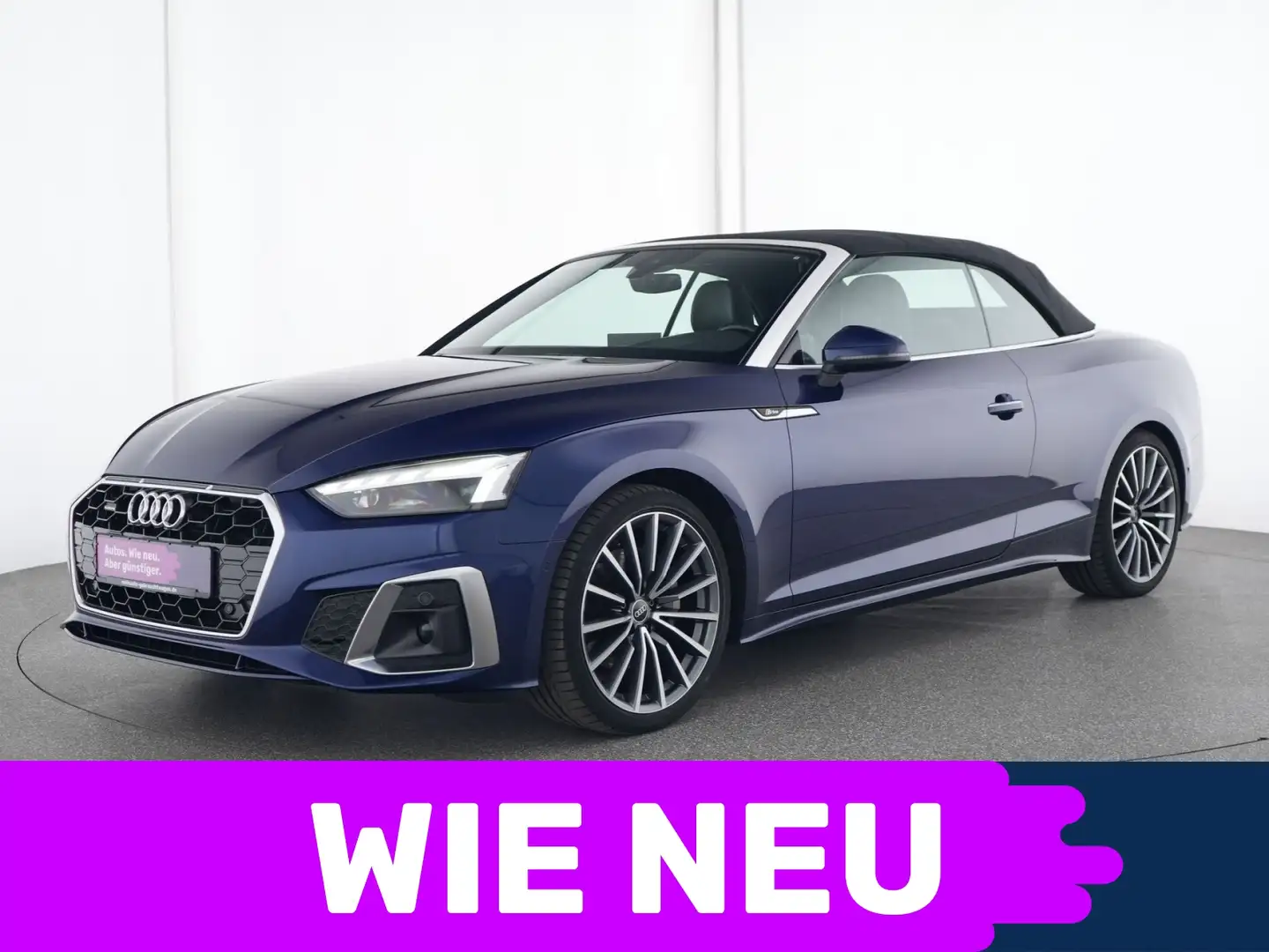 Audi A5 Cabrio S-Line B&O|Navi|Kamera|PDC|HeadUp|SHZ Azul - 1