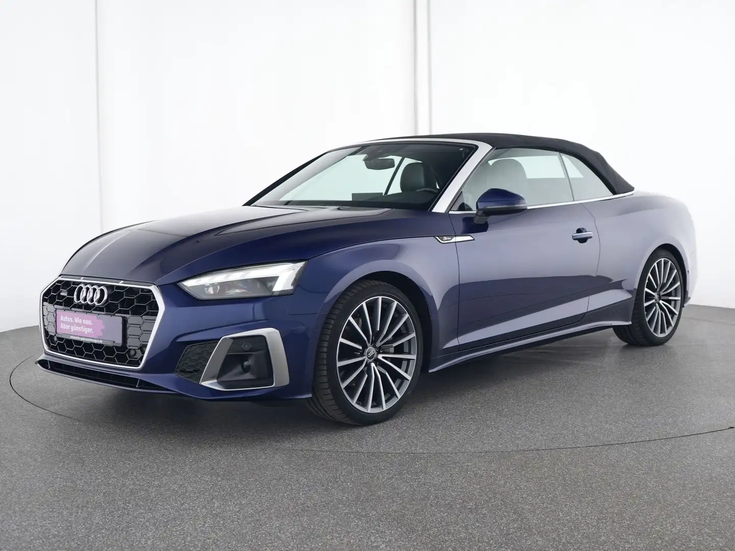 Audi A5 Cabrio S-Line B&O|Navi|Kamera|PDC|HeadUp|SHZ Azul - 2
