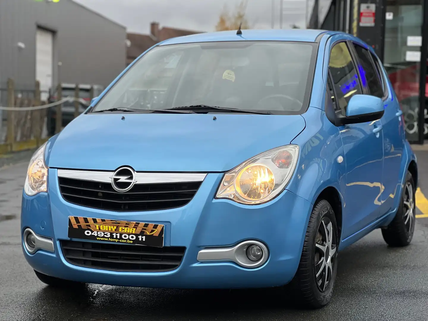 Opel Agila 1.0i* climatisations*garantie 12 mois*CAR-PASS* Bleu - 2