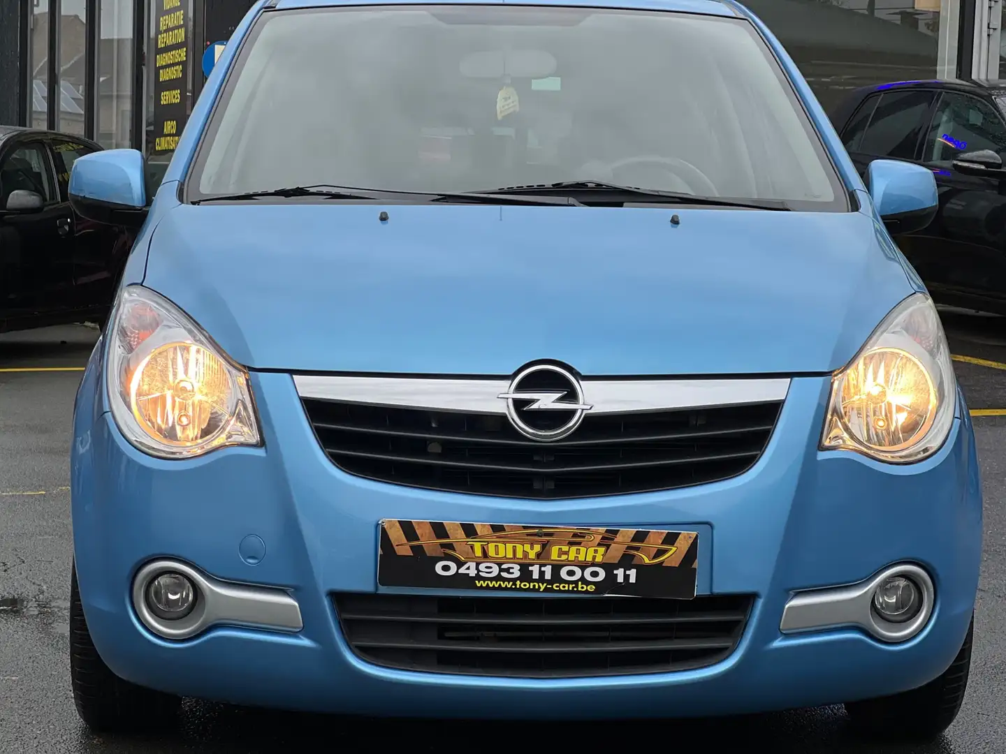 Opel Agila 1.0i* climatisations*garantie 12 mois*CAR-PASS* Blauw - 1