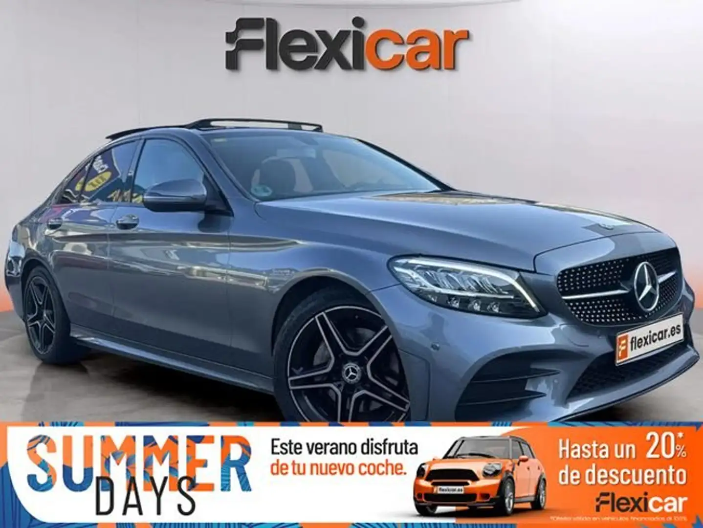Mercedes-Benz C 200 d Gris - 1
