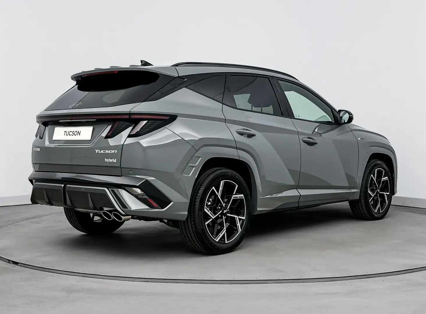 Hyundai TUCSON 1.6 T-GDI HEV N Line Sky | 2000 WEGRIJVOORDEEL | P Grijs - 2