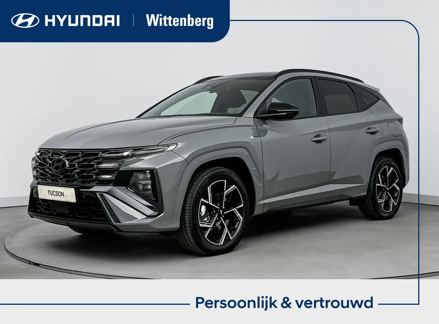 Hyundai TUCSON 1.6 T-GDI HEV N Line Sky | 2000 WEGRIJVOORDEEL | P Grijs - 1