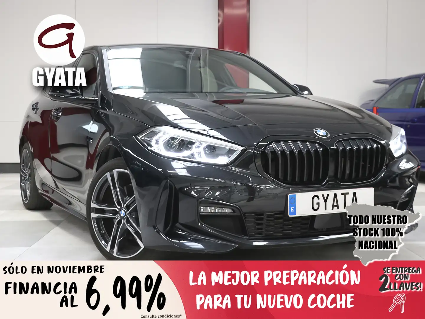 BMW 118 118i Negro - 1