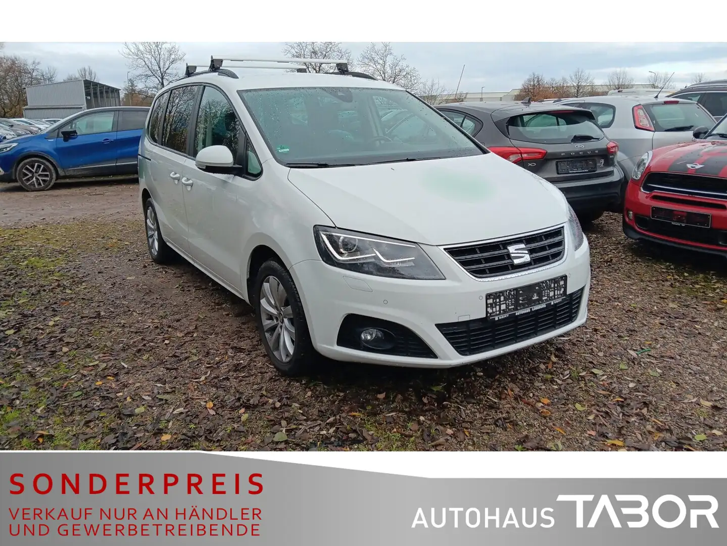 SEAT Alhambra 2.0 TDI Style Allrad 7S BiXe AHK Navi Weiß - 2