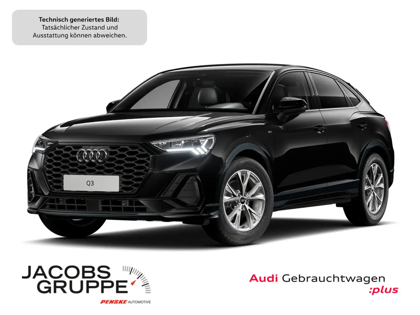 Audi Q3 Sportback 35 TFSI S line S-tronic AHK/Kamera/LED/Optikpaket schwarz Schwarz - 1