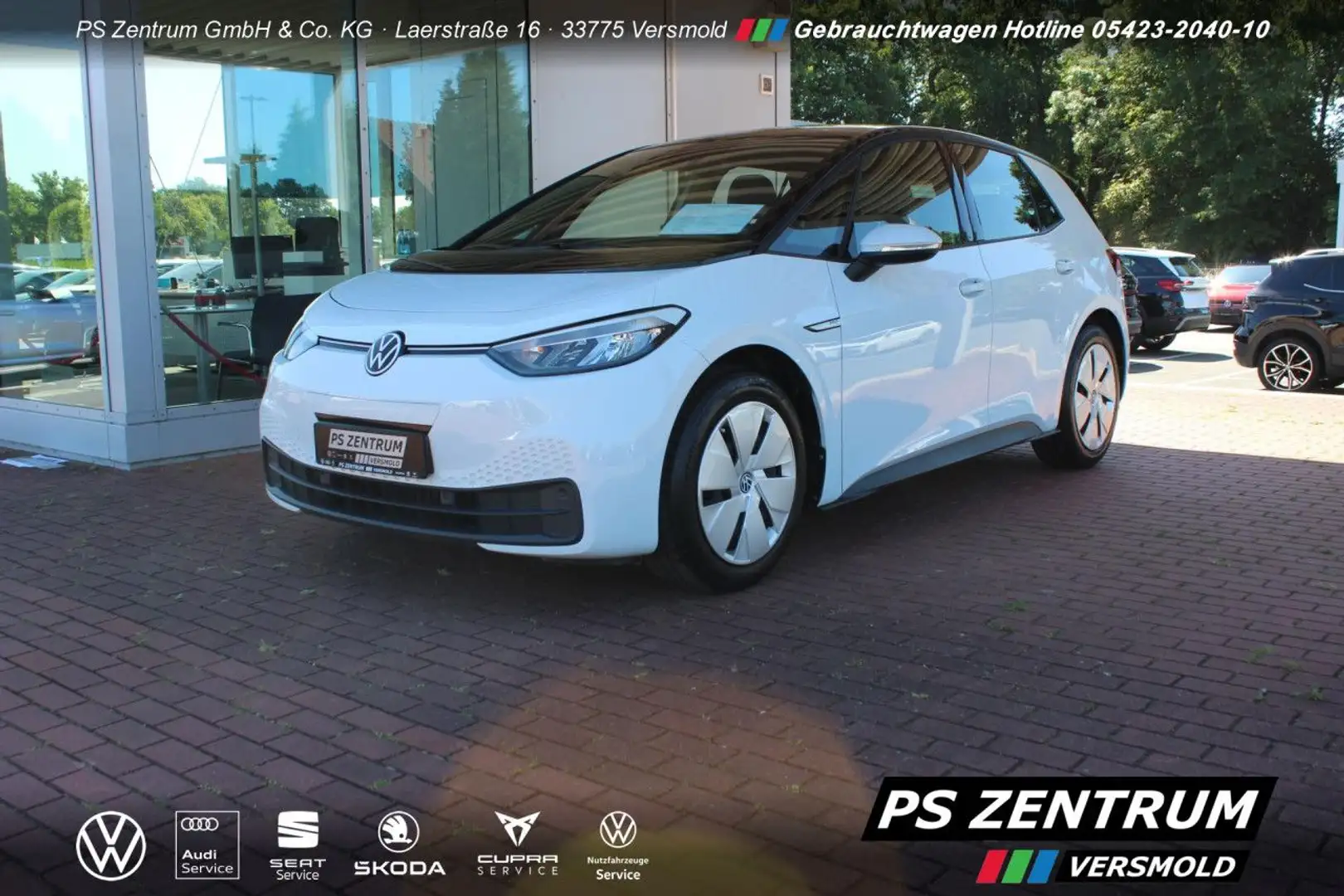 Volkswagen ID.3 Pro Life LED NAVI SITZh. Bluetooth Klima Weiß - 1