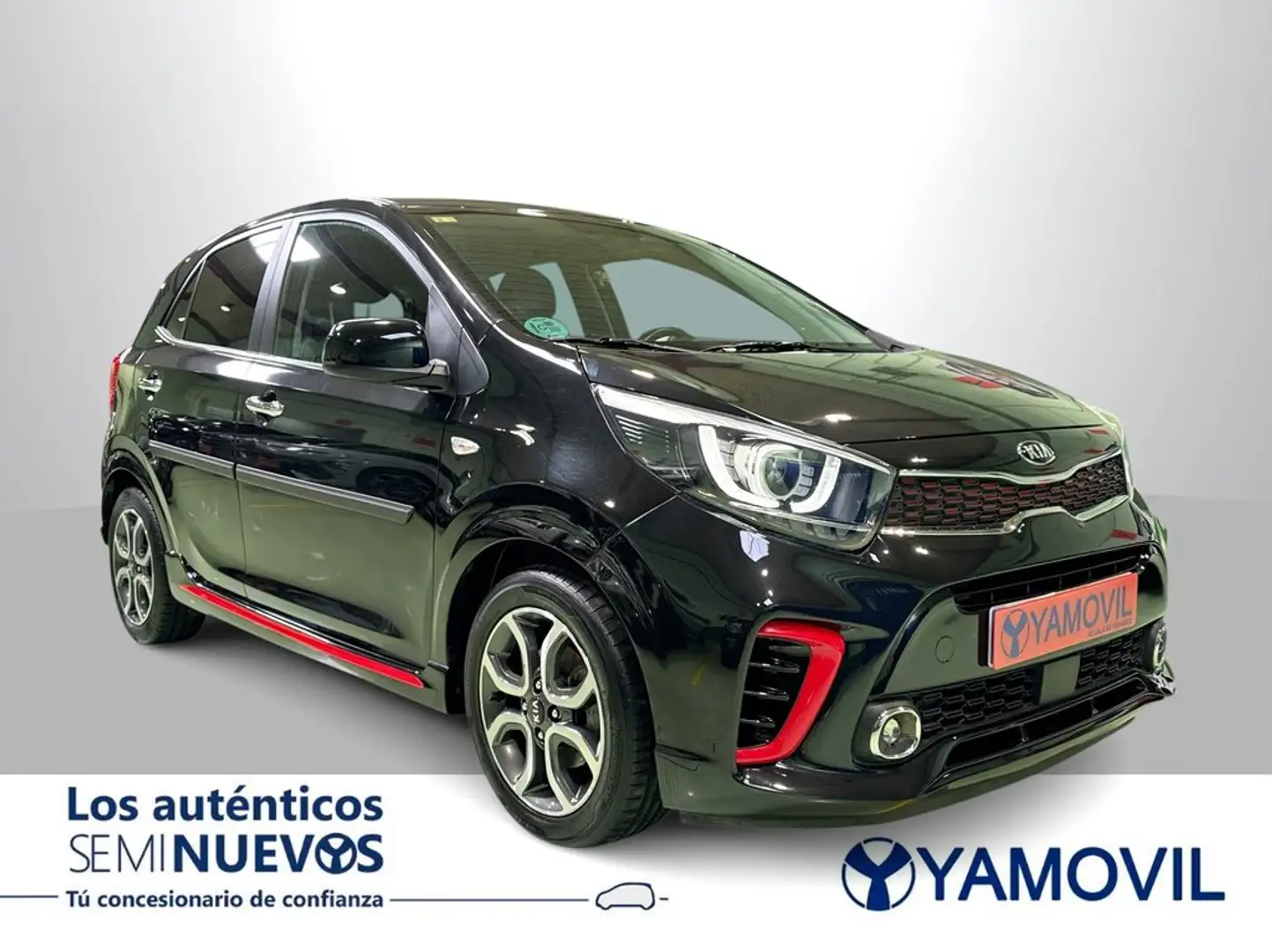 Kia Picanto 1.2 CVVT Eco-Dynamics GT Line Negro - 2