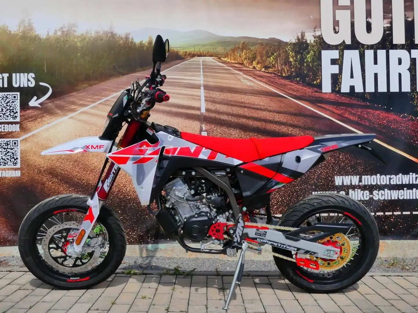 Fantic XMF 125 Competition Rood - 1