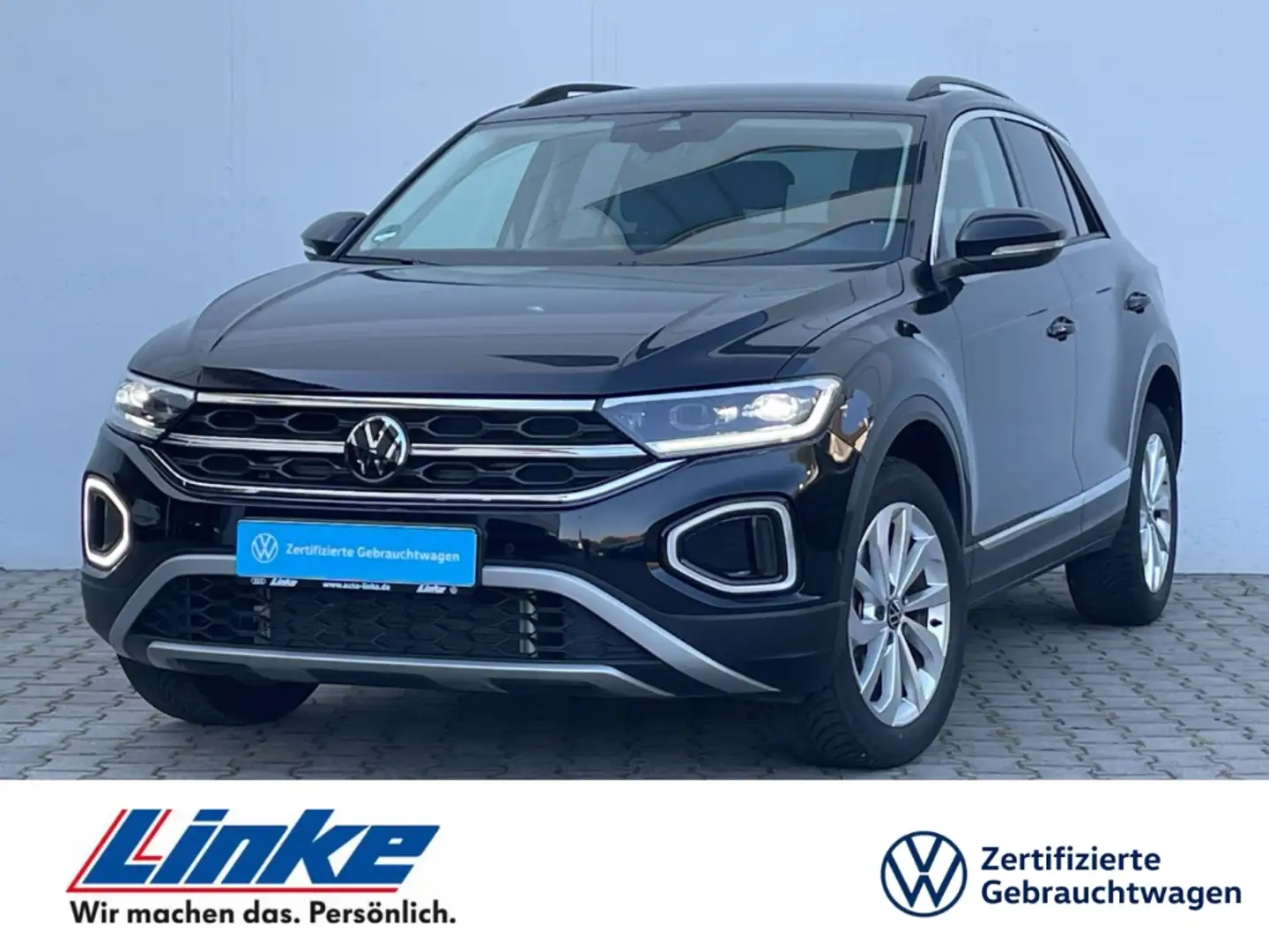 Volkswagen T-Roc 1.5 TSI DSG Style Standhzg/Navi/ACC/LED Plus Schwarz - 1
