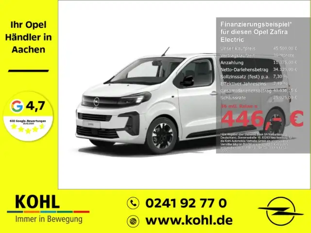 Opel Zafira GS 136PS 69kWh Panorama Navi SHZ Klimaautom Keyles