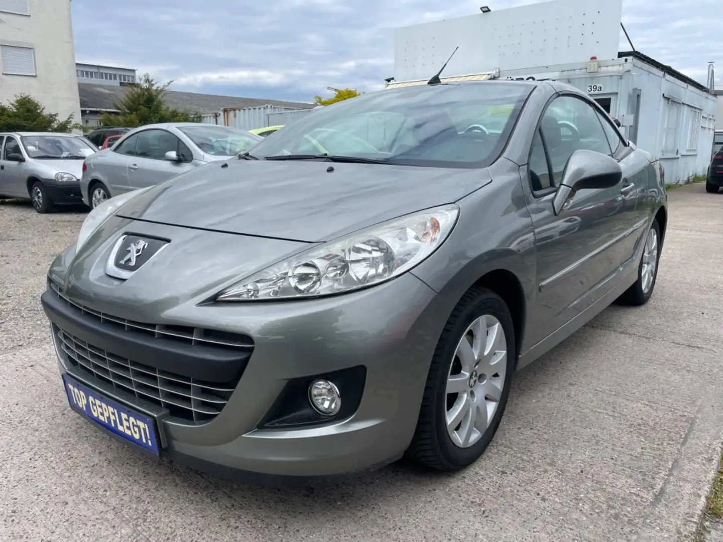 Peugeot 207 CC Cabrio-Coupe Active KLIMA TÜV NEU !!! Grigio - 1