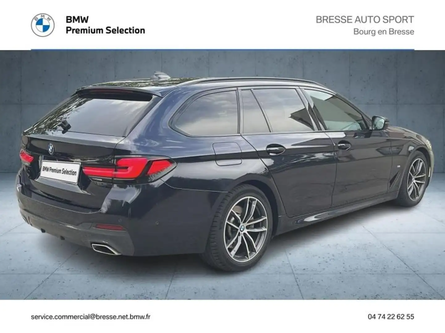 BMW 520 520dA 190ch M Sport Steptronic Schwarz - 2