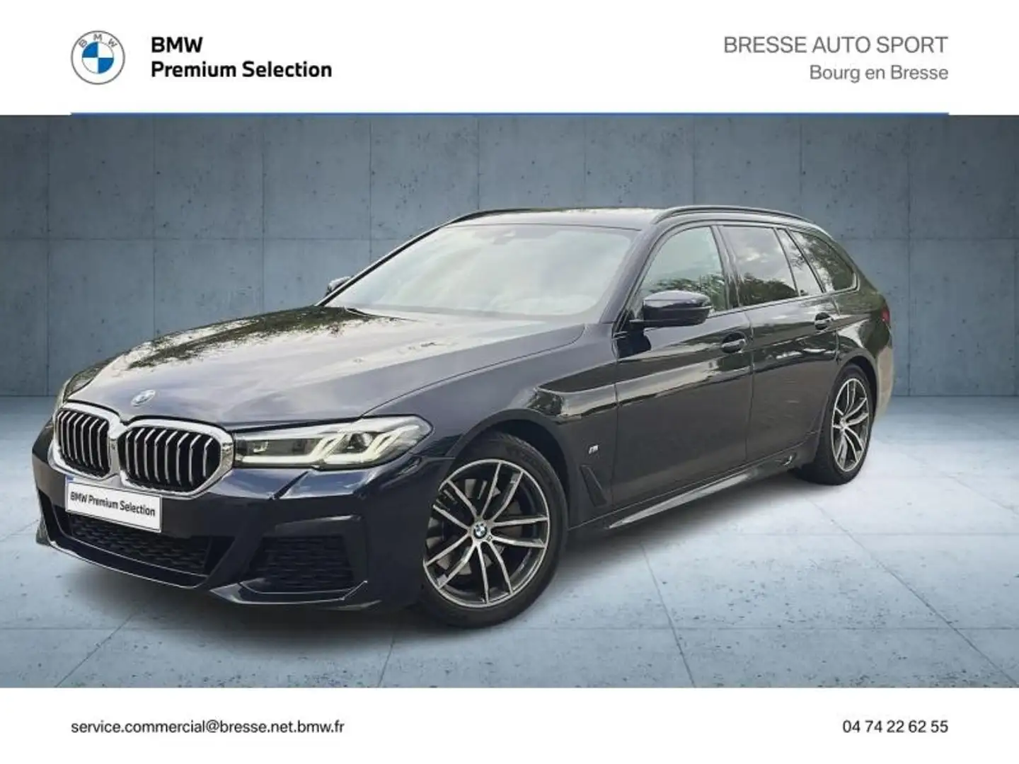 BMW 520 520dA 190ch M Sport Steptronic Schwarz - 1