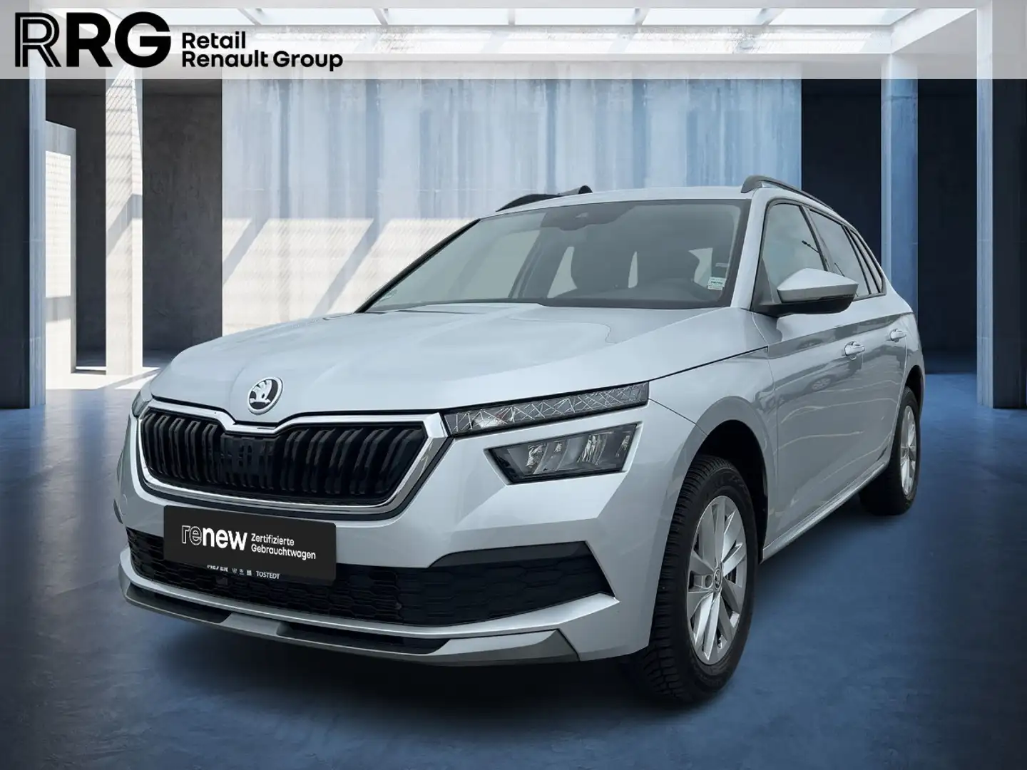 Skoda Kamiq 1.0 TSI Ambition OPF Apple CarPlay SHZ PDC Silber - 1