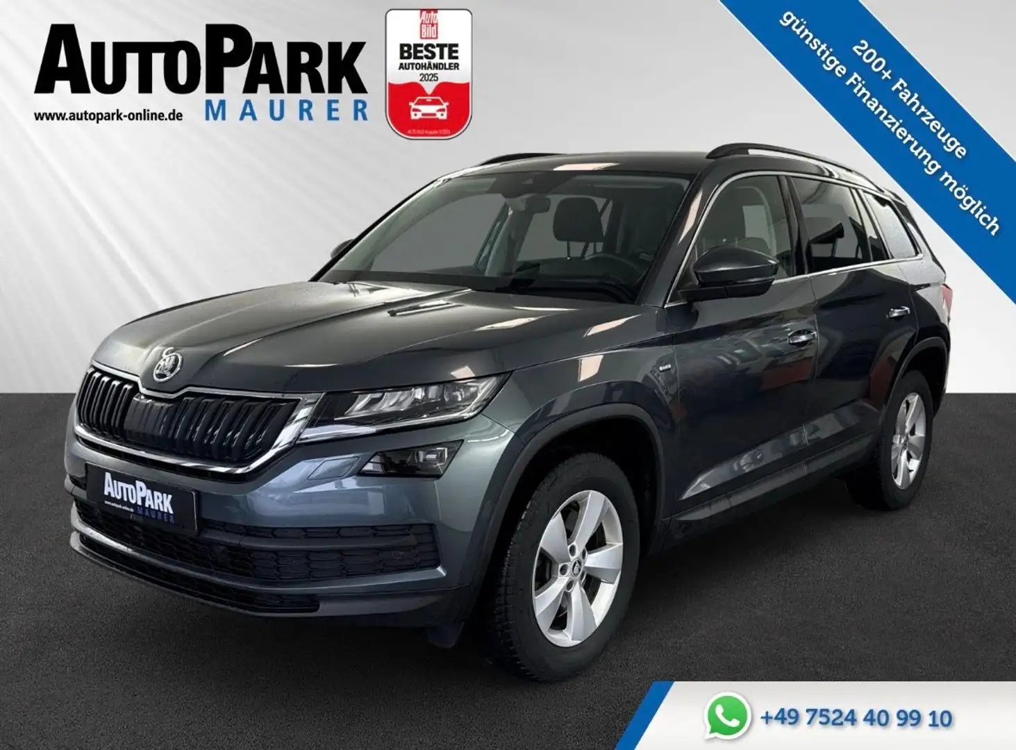 Skoda Kodiaq Drive 125 4x4 *AHK*LED*Kamera* Grau - 1