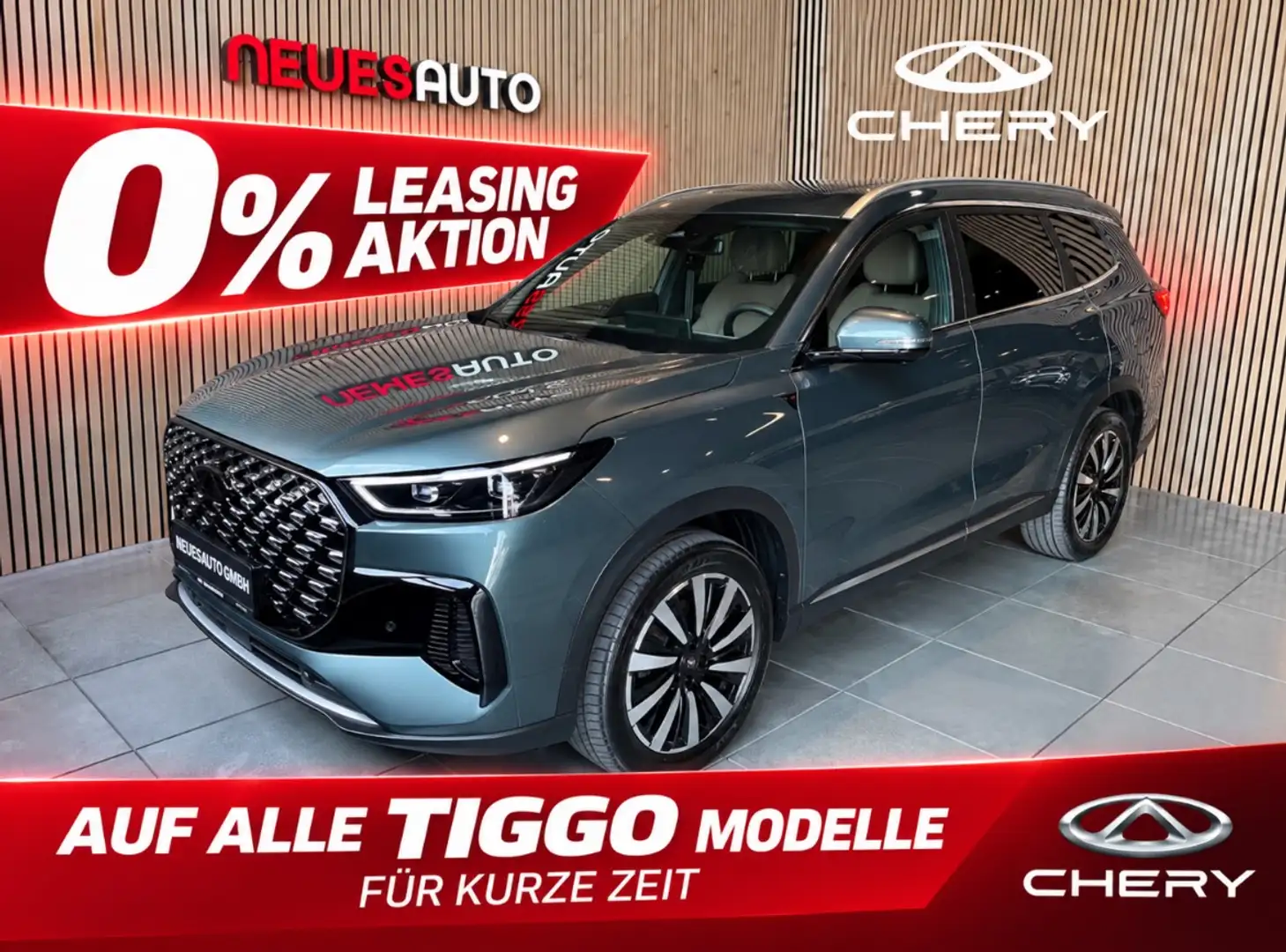 Chery Tiggo TIGGO 8 PHEV - UNIQUE - * 7.Jahre Gar*7.Sitz*Pano* Grau - 1