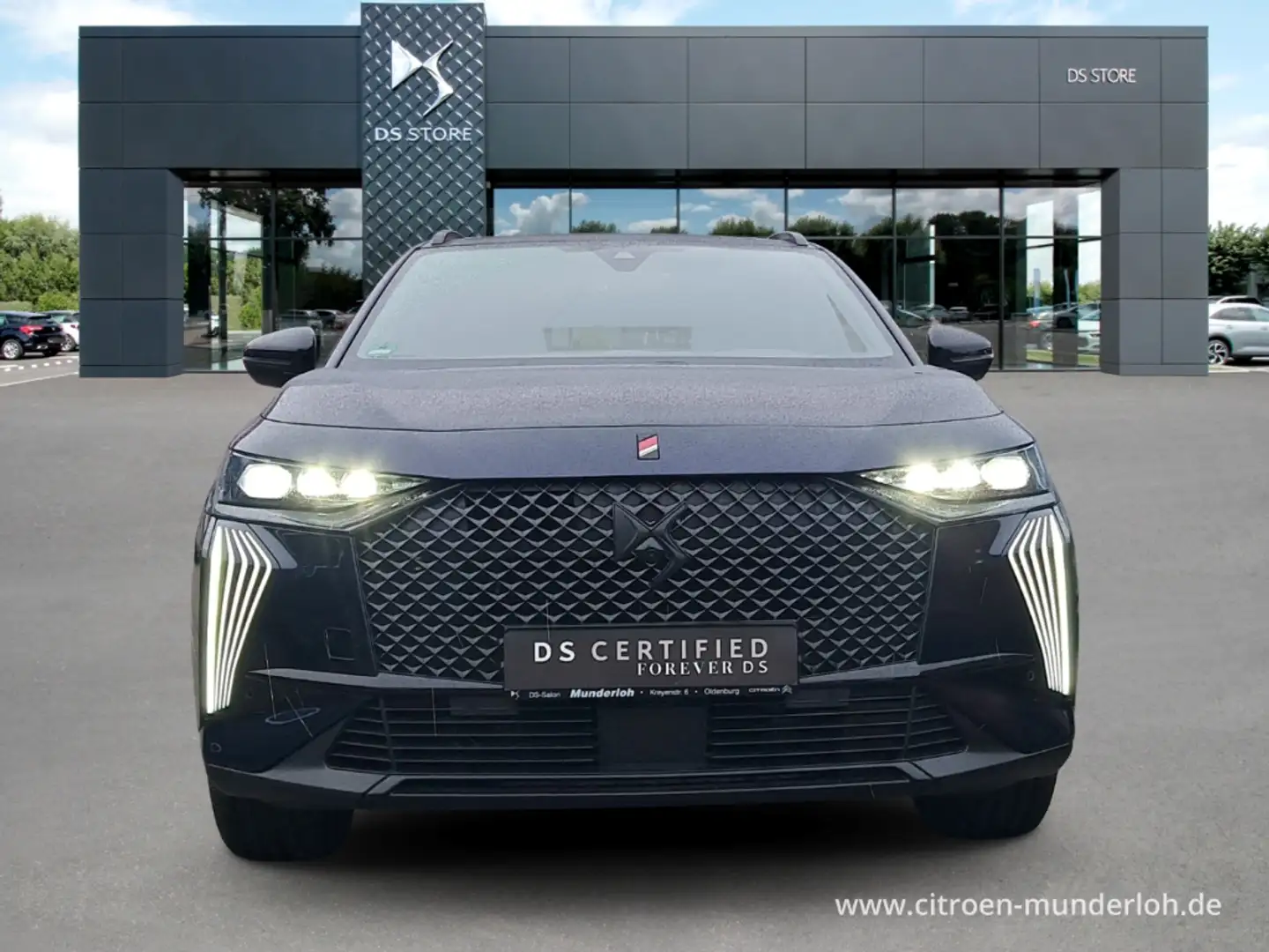 DS Automobiles DS 7 E-Tense 4x4 300  Performance Line Plus 4x4 NIGHT-V Bleu - 2