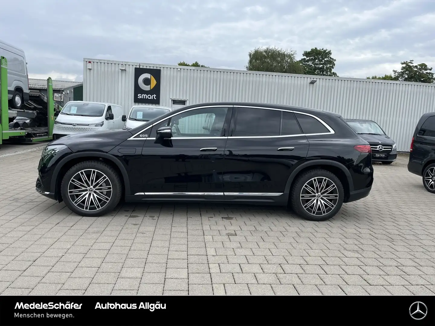 Mercedes-Benz EQS SUV EQS SUV 500 4M 21"-AMG Airmatic HA-Lenk Distronic Negru - 2