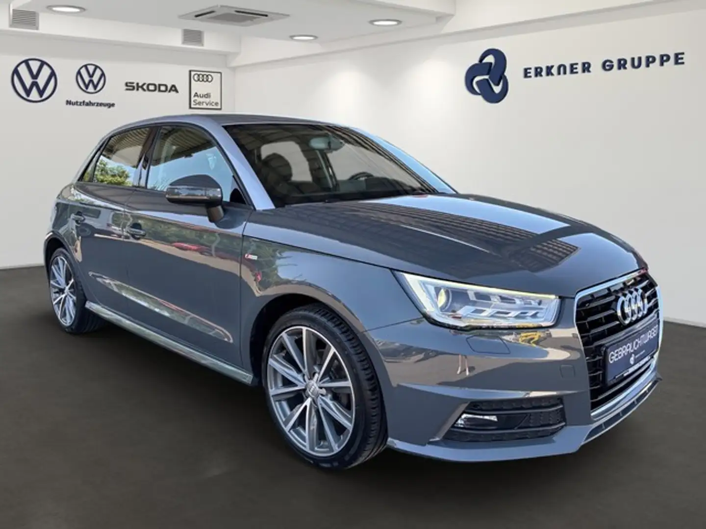 Audi A1 Sportback 1.0TFSI DSG BI-XENON+BLUETOOTH+SITZHZ+++ Gris - 2