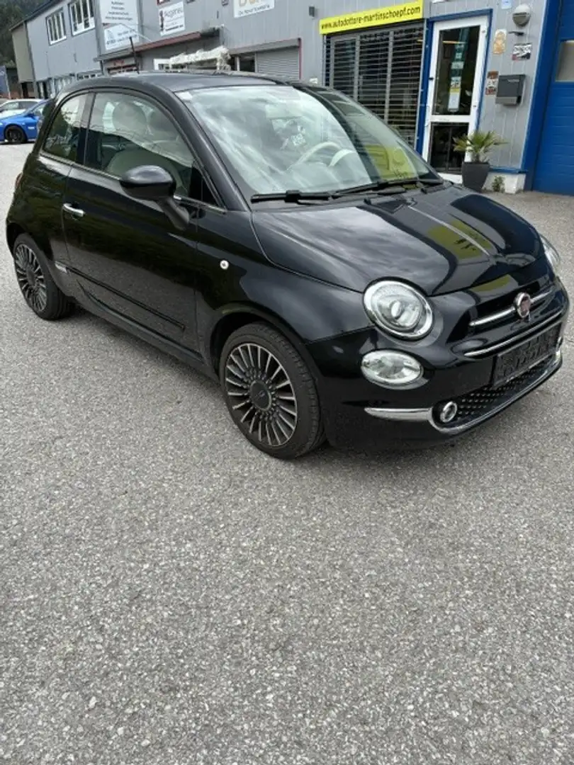 Fiat 500 1,2 69 Lounge Schwarz - 2