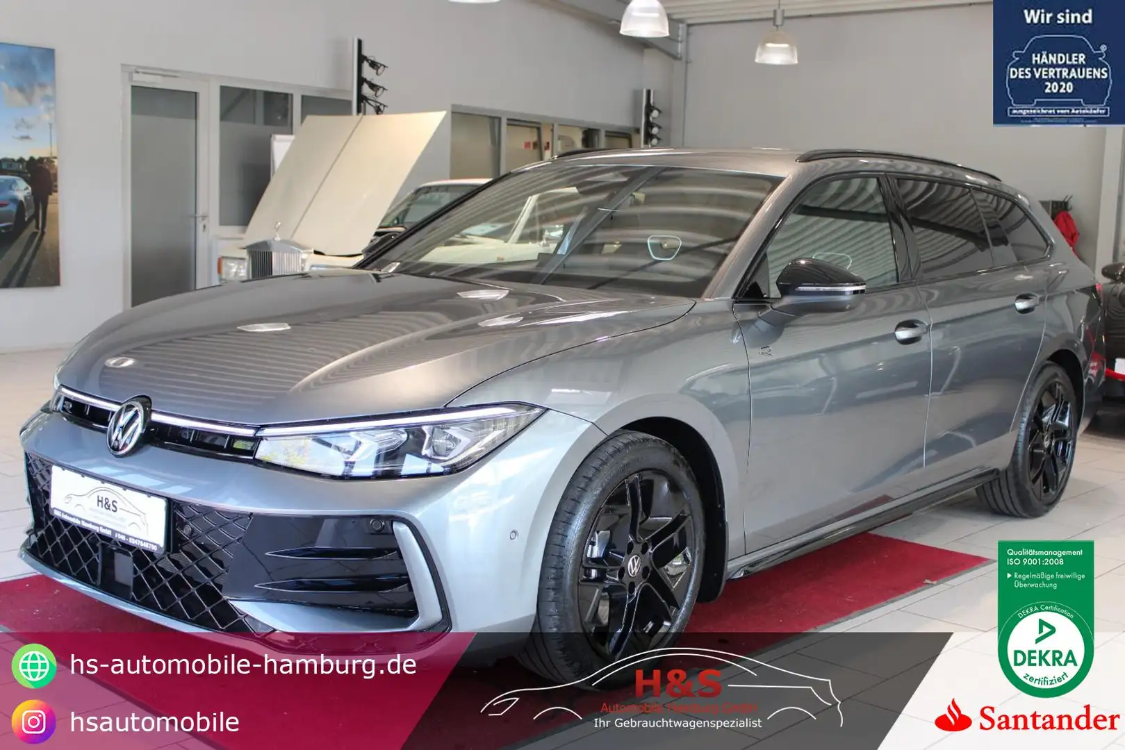 Volkswagen Passat Variant 2.0 TDI 4Motion R-Line Grau - 1
