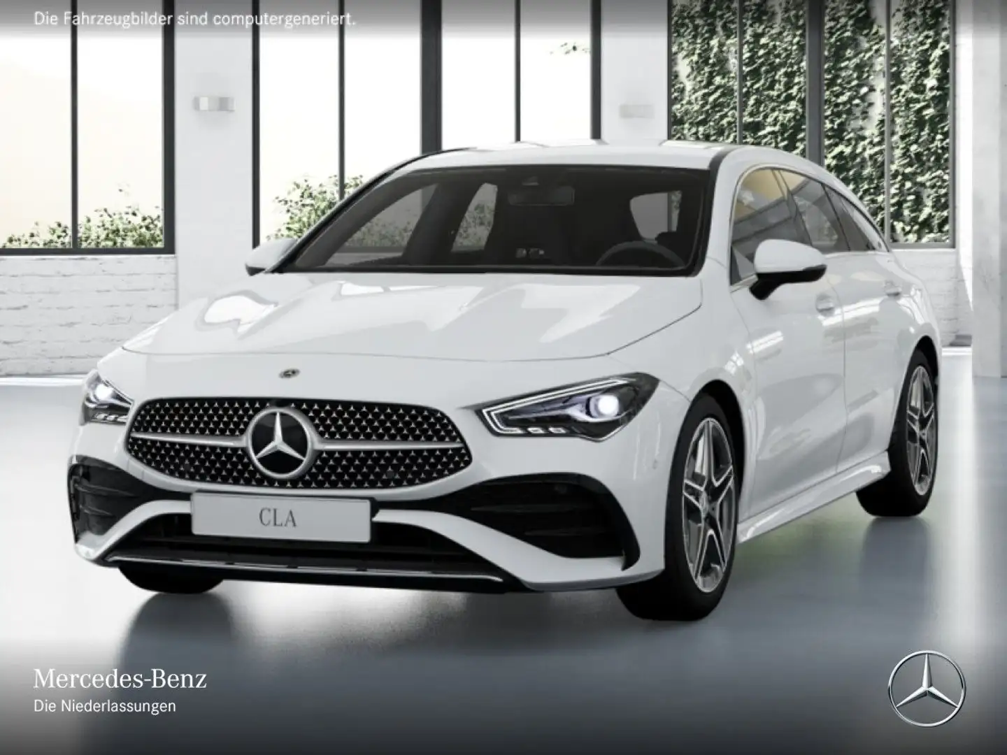 Mercedes-Benz CLA 250 e AMG+AHK+LED+KAMERA+TOTW+KEYLESS+8G Weiß - 2