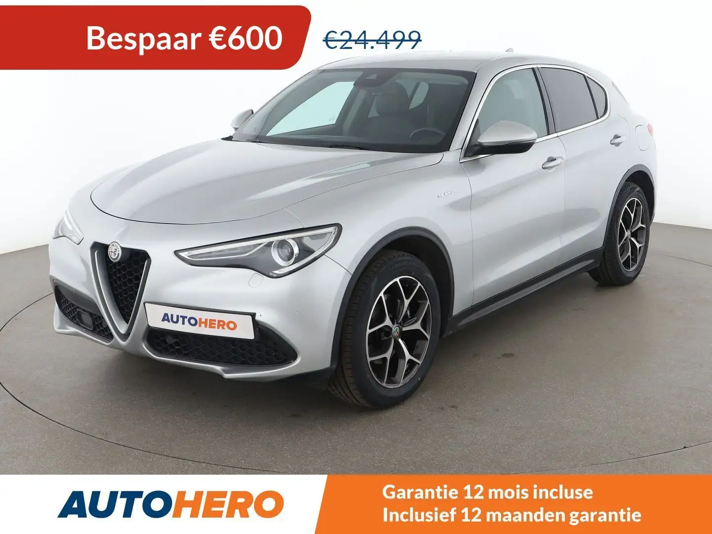 Alfa Romeo Stelvio 2.0 Turbo Super Q4 Grijs - 1
