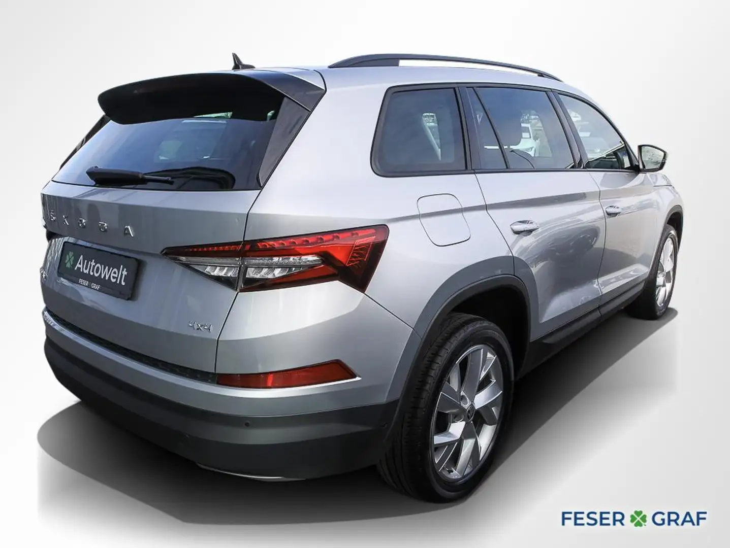 Skoda Kodiaq 2.0 TDI 4x4 Tour DSG ACC Matrix Navi Sitzh. Argento - 2