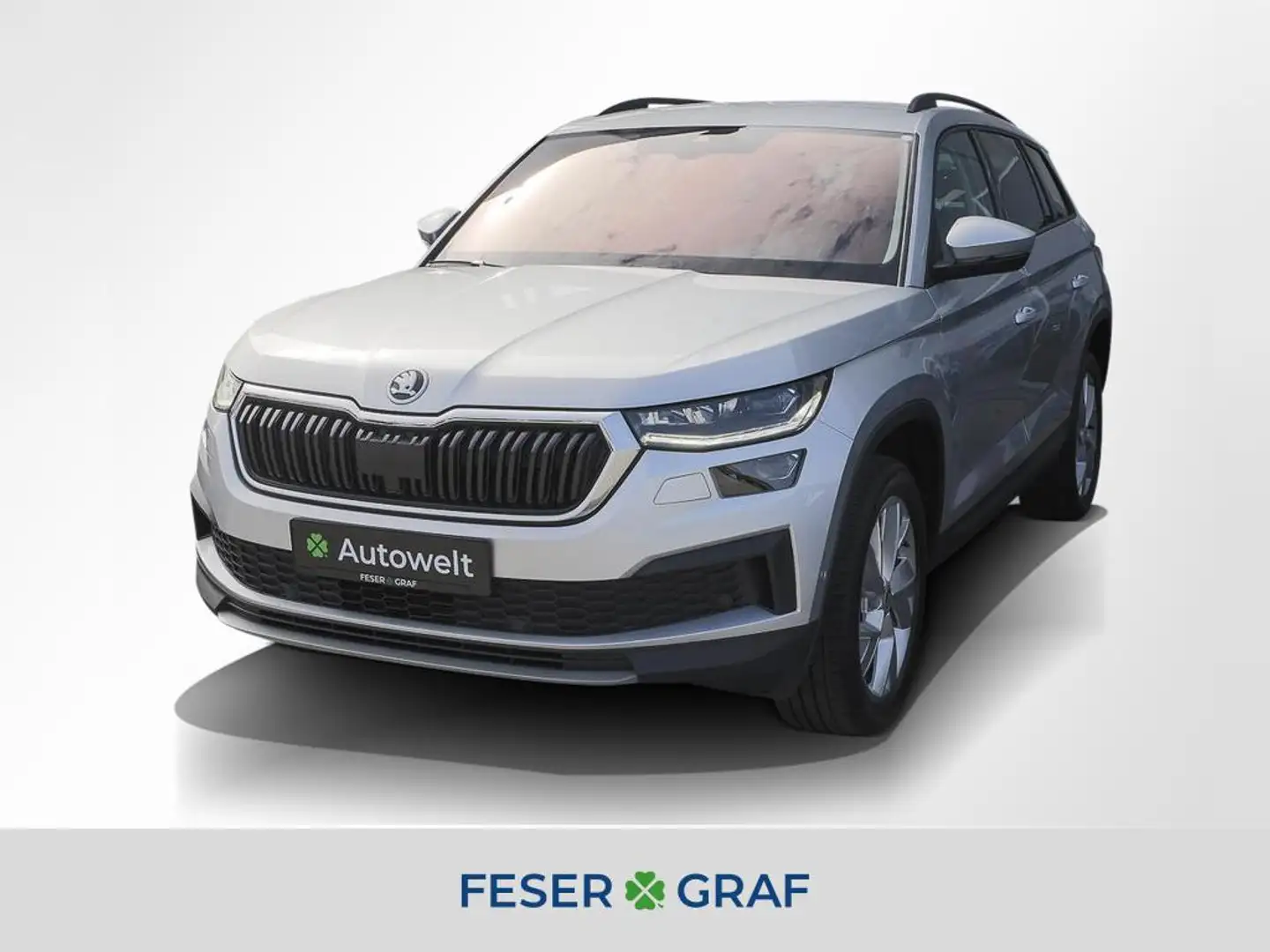 Skoda Kodiaq 2.0 TDI 4x4 Tour DSG ACC Matrix Navi Sitzh. Silber - 1
