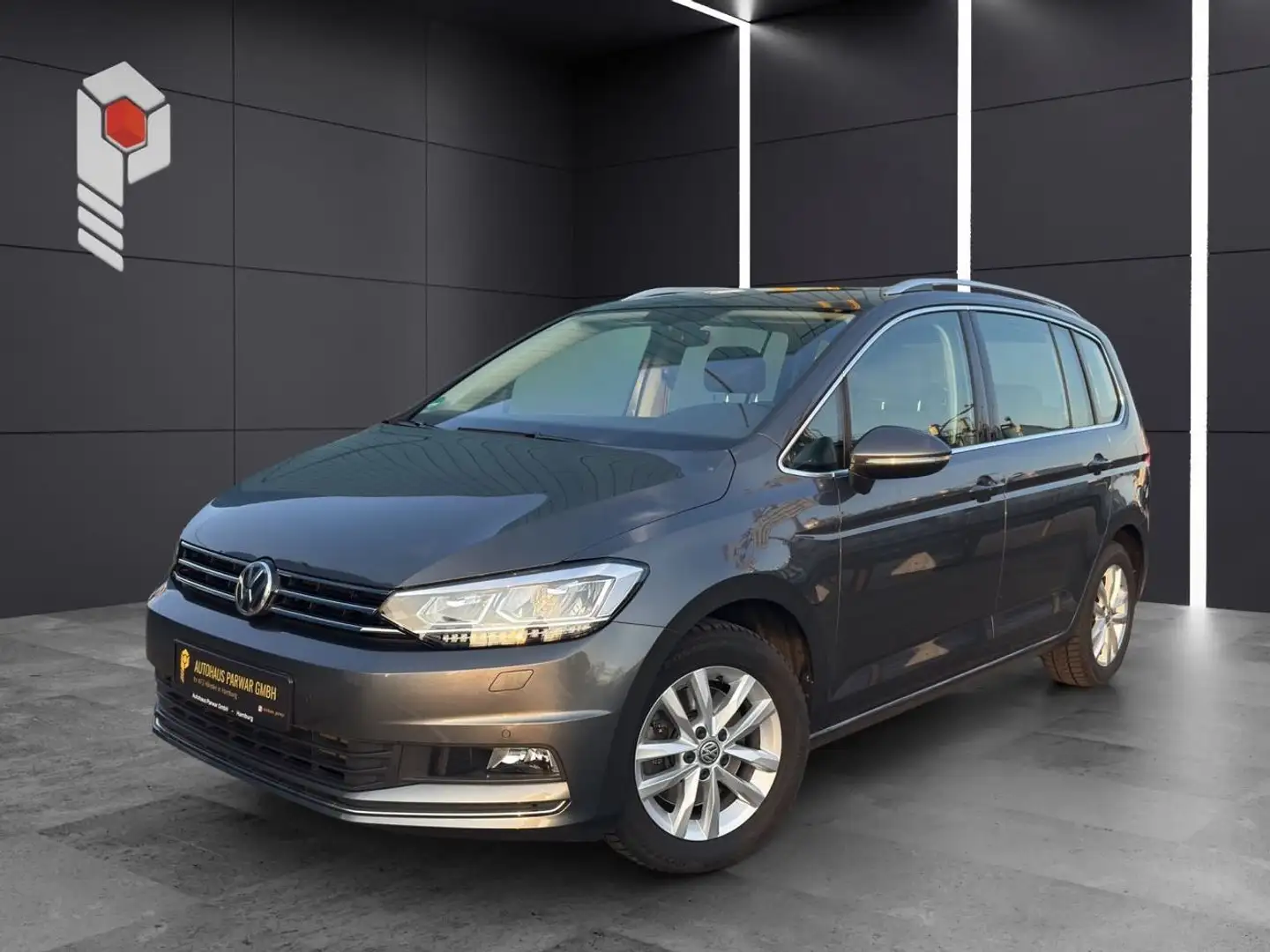 Volkswagen Touran 2.0TDI DSG Highline LED+AHK+ACC+KAM+NAVI Grau - 1