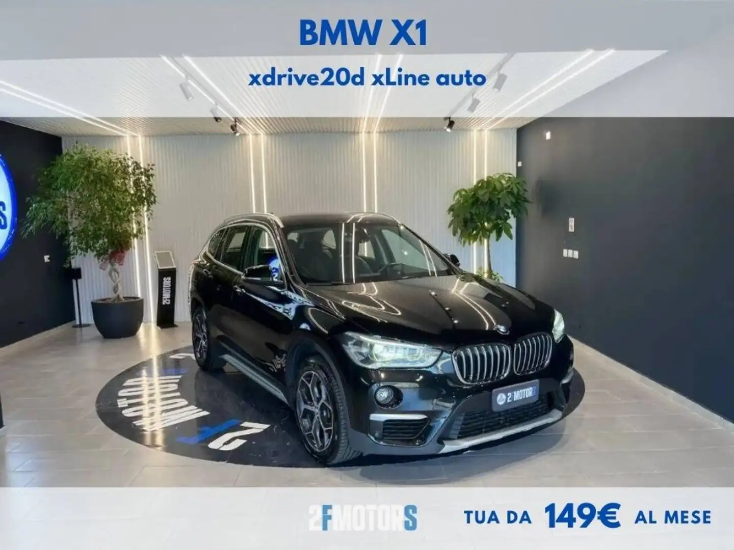 BMW X1 Xdrive20d xLine auto Negro - 1