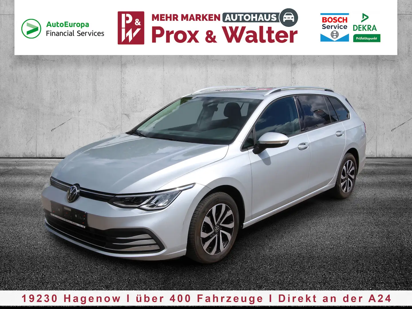 Volkswagen Golf VIII Variant 2.0 TDI 7-DSG Active LED+NAVI Zilver - 2