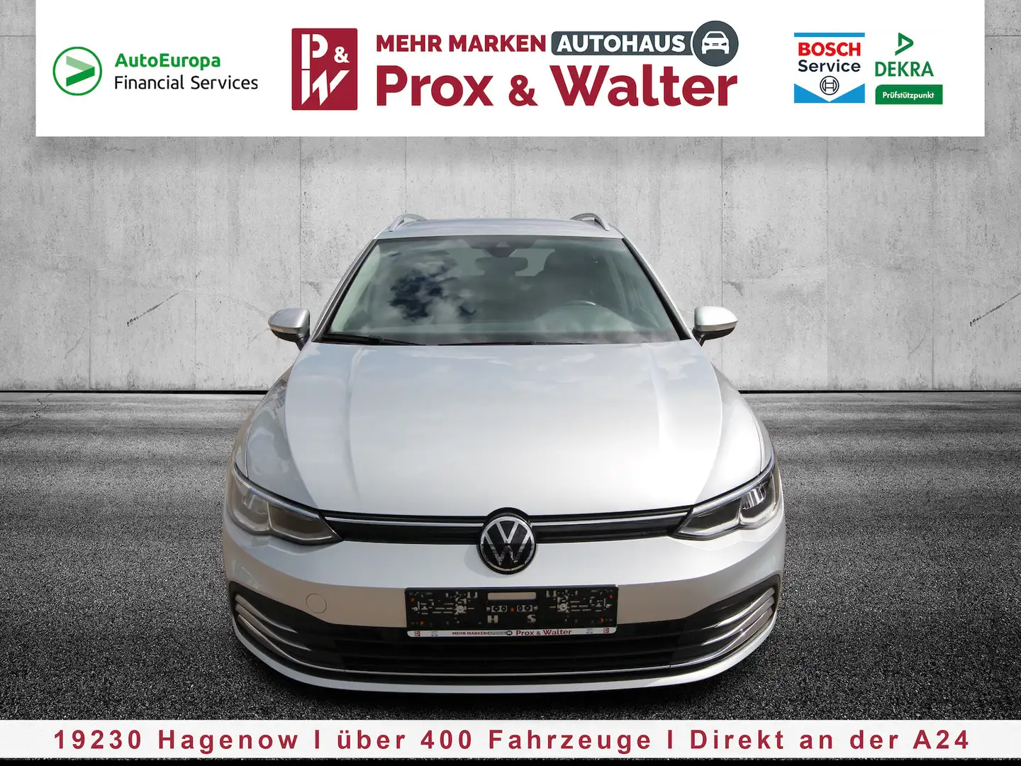 Volkswagen Golf VIII Variant 2.0 TDI 7-DSG Active LED+NAVI Zilver - 1