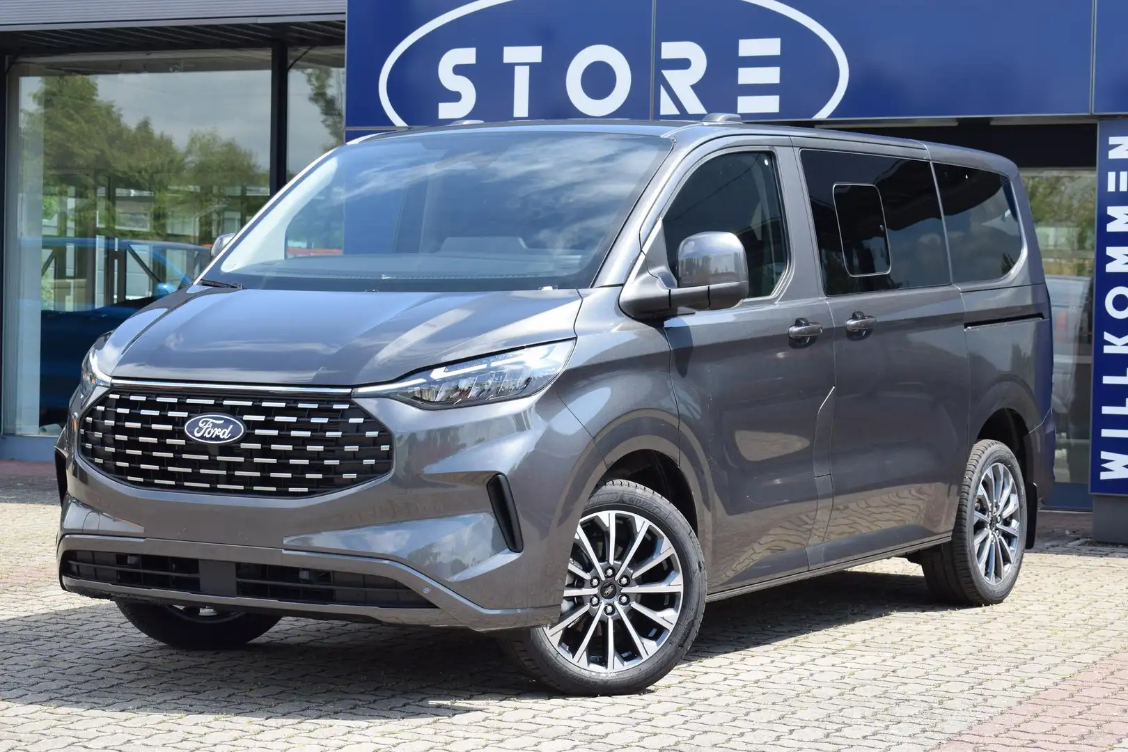 Ford Tourneo Custom L1H1 Titanium Top Ausstattung Grau - 2