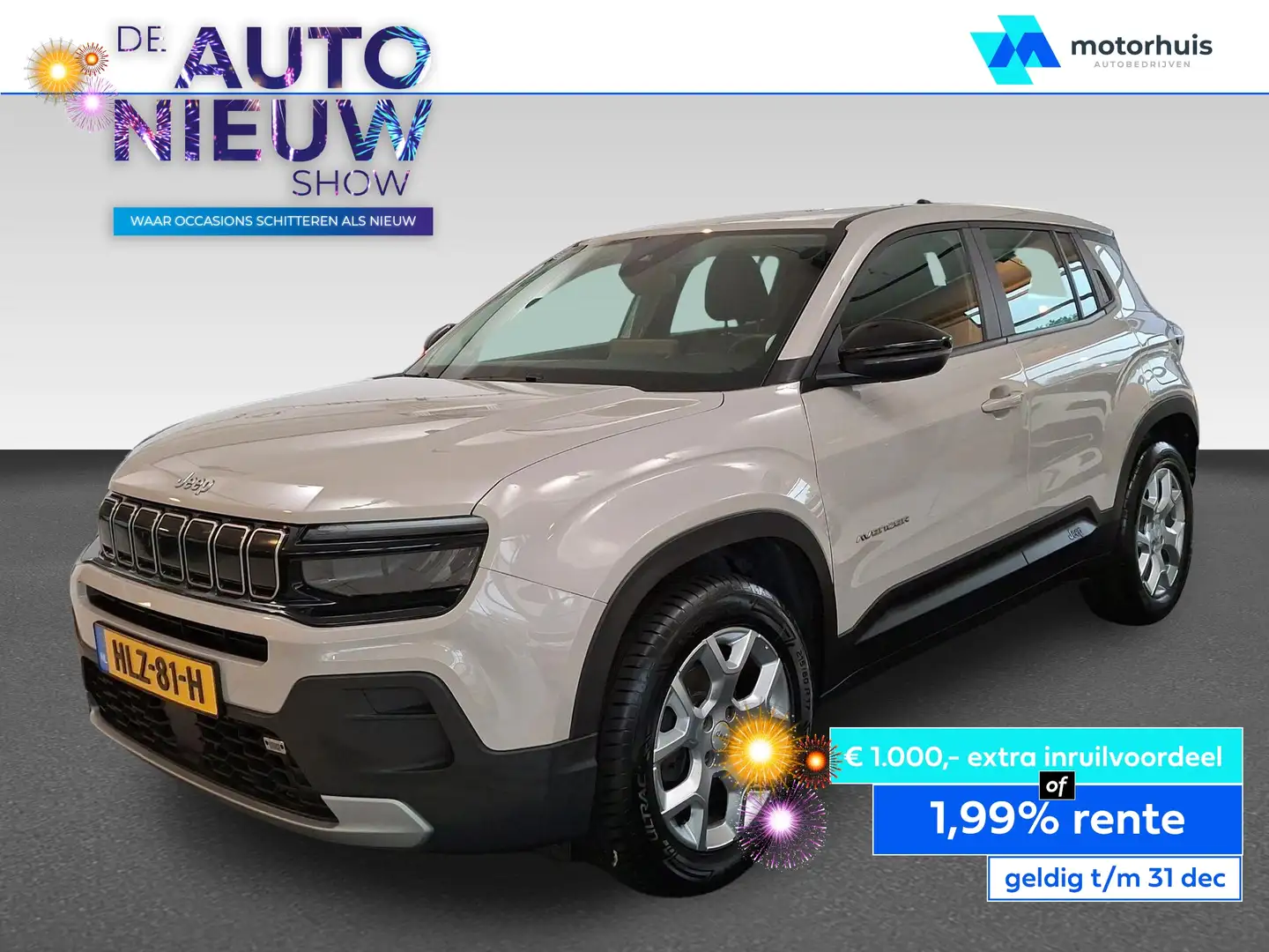 Jeep Avenger 1.2 Turbo 100pk Altitude Gris - 1