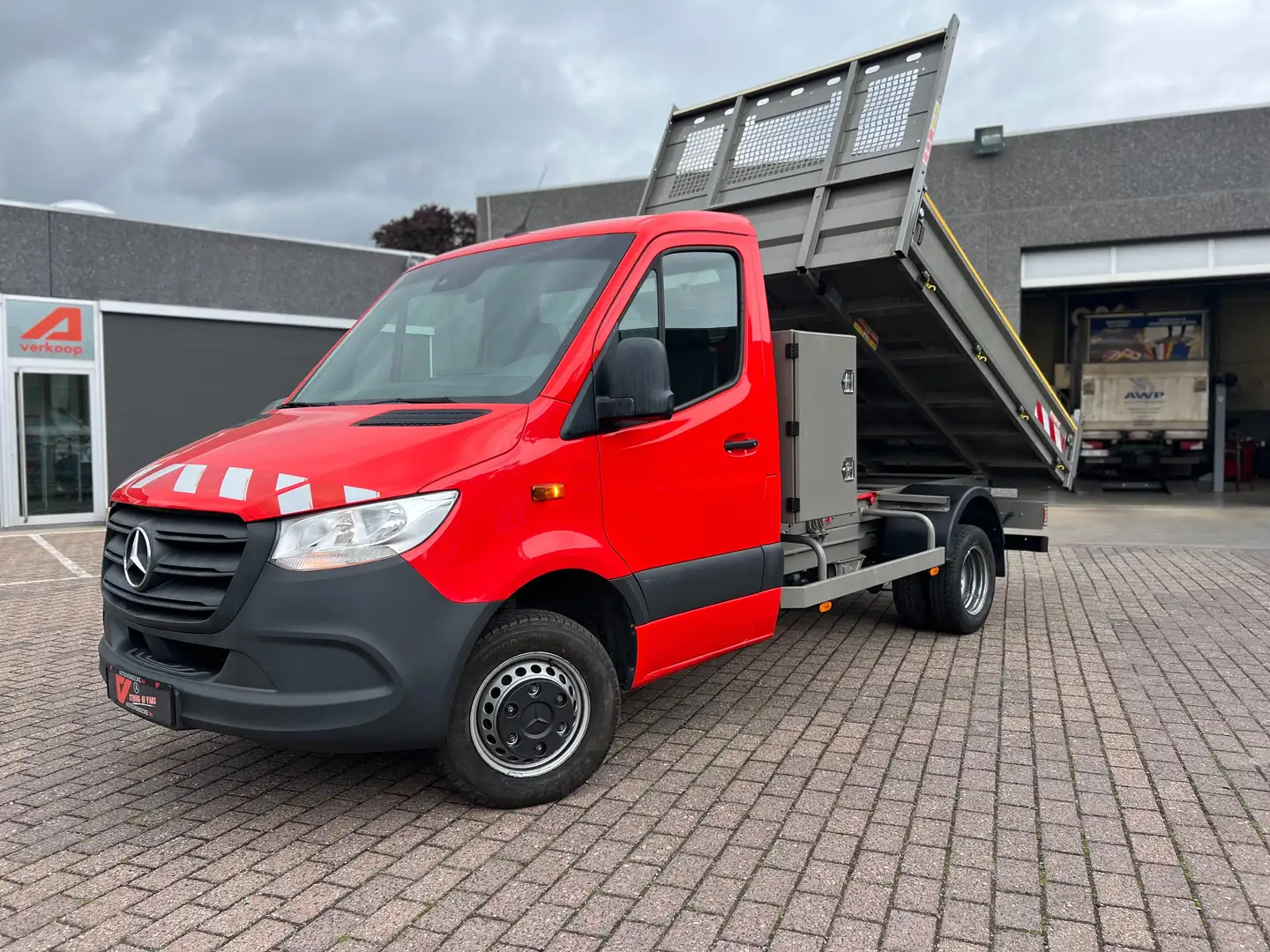 Mercedes-Benz Sprinter 514 KOFFER-KIPPER (25.950€ex)MTM 7.000kg Rood - 2
