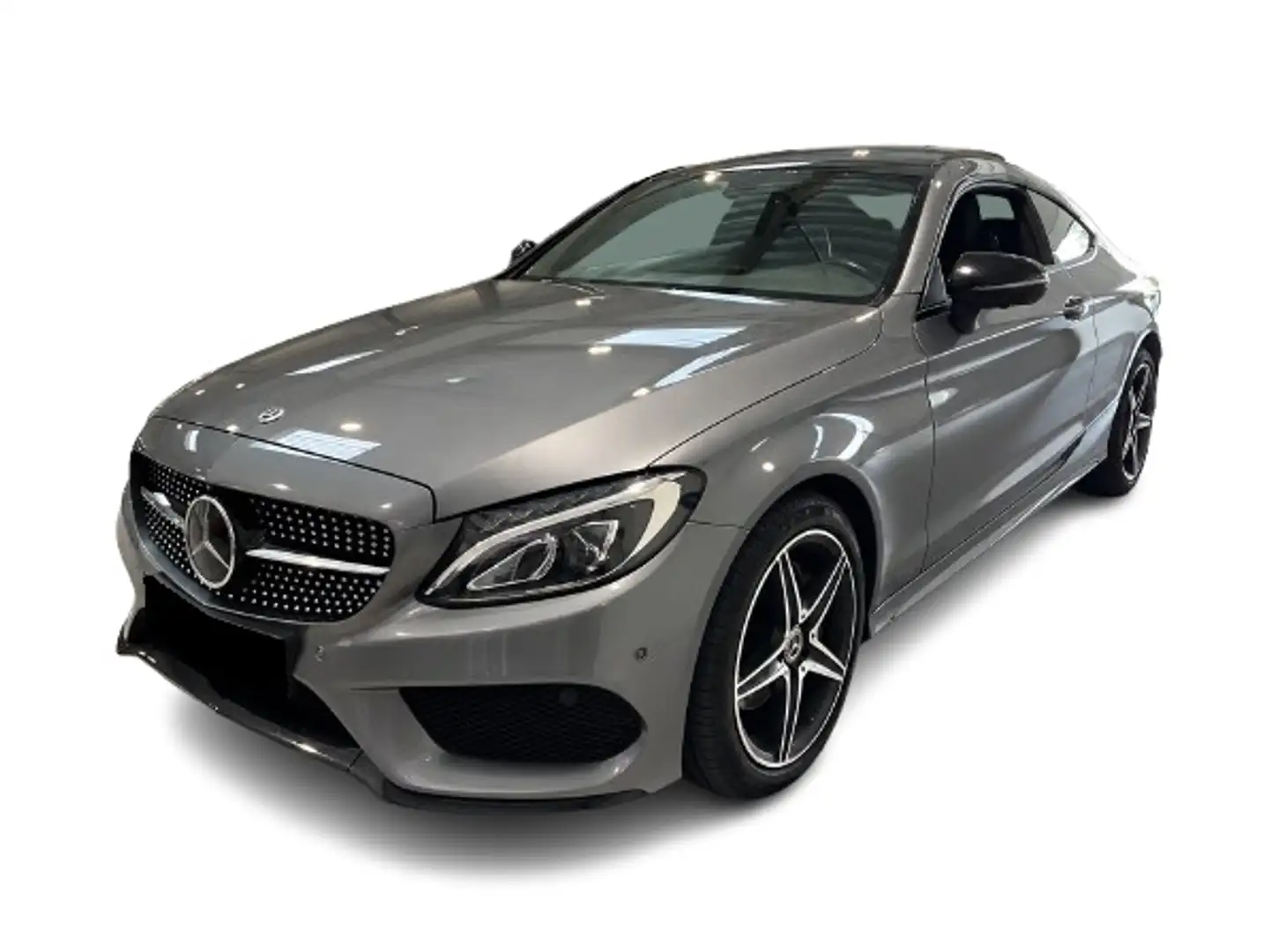 Mercedes-Benz C 220 C220d Coupe 4Matic AMG Line Pano LED Grau - 1