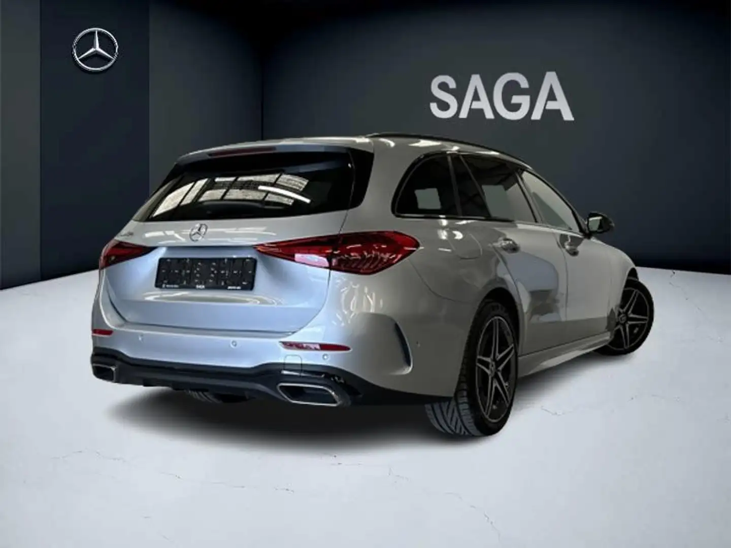 Mercedes-Benz C 300 e break AMG Line Toit Pano Grau - 2