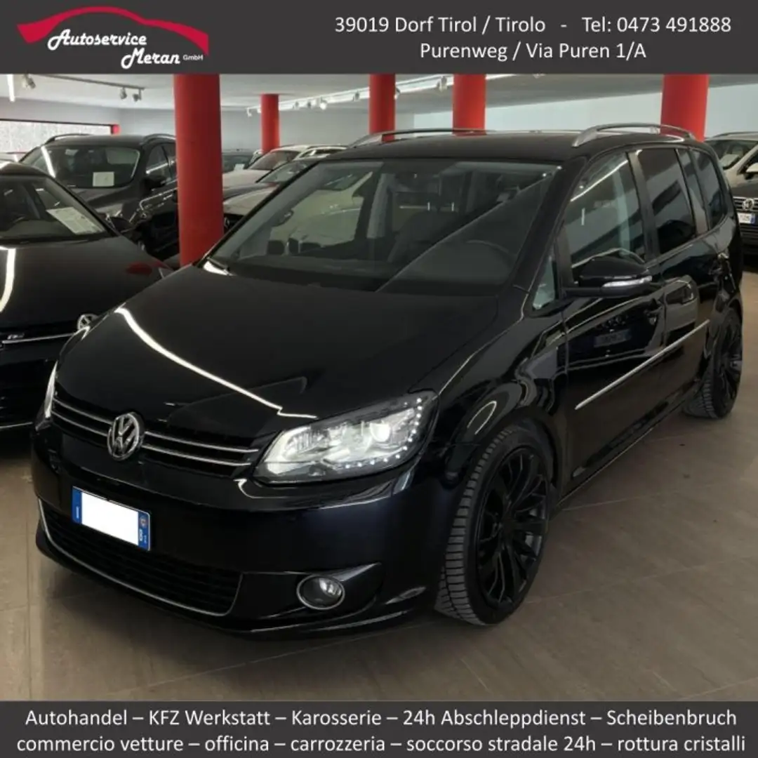 Volkswagen Touran Touran 2.0 tdi Highline 170cv Alu18 Nero - 1