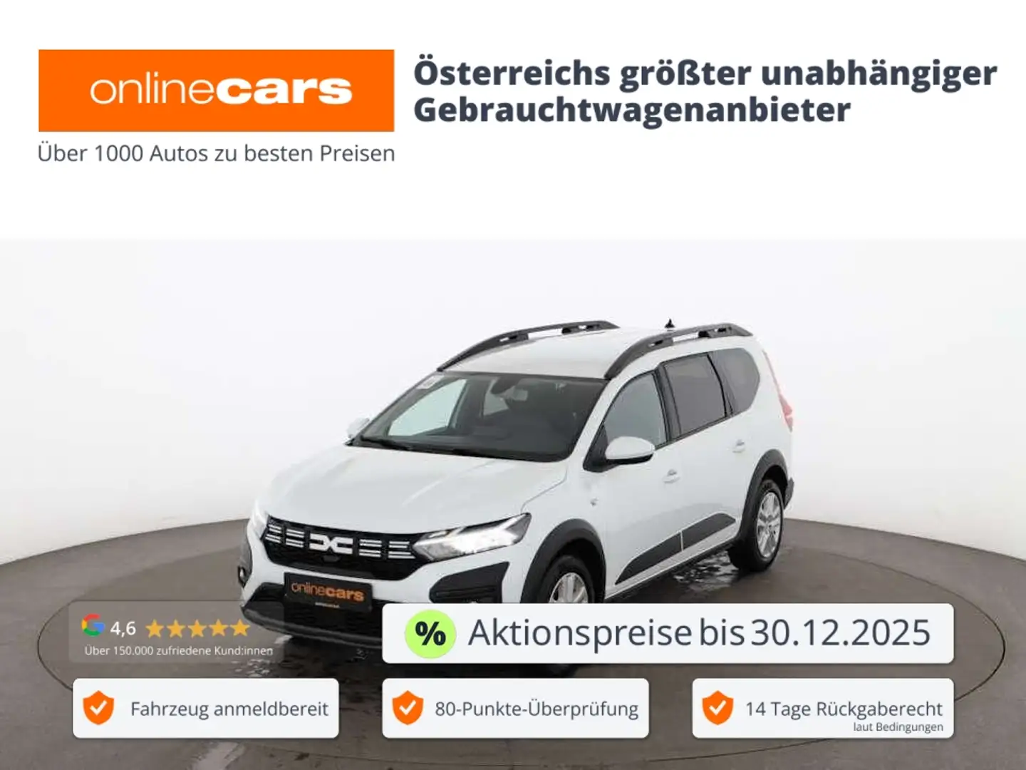 Dacia Jogger 1.6 Expression Aut LED DIGITAL-TACHO TEMP Weiß - 1