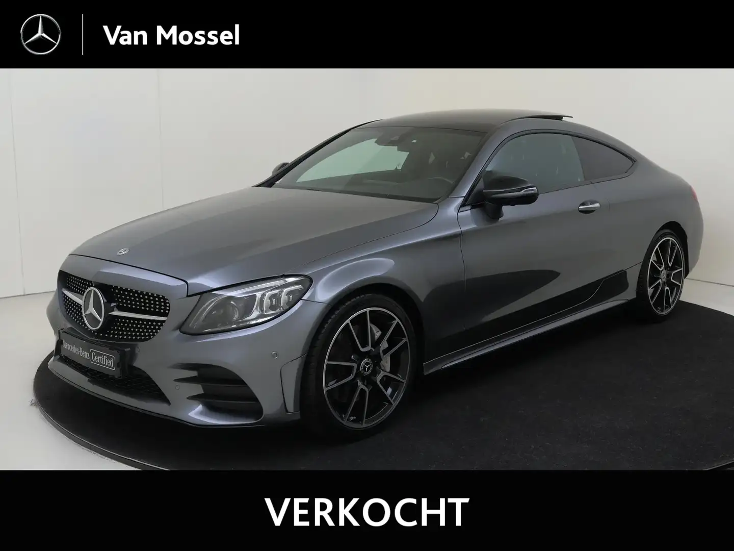 Mercedes-Benz C 300 Coupé Premium Plus / Stoelverwarming / 360Graden-C Gris - 1
