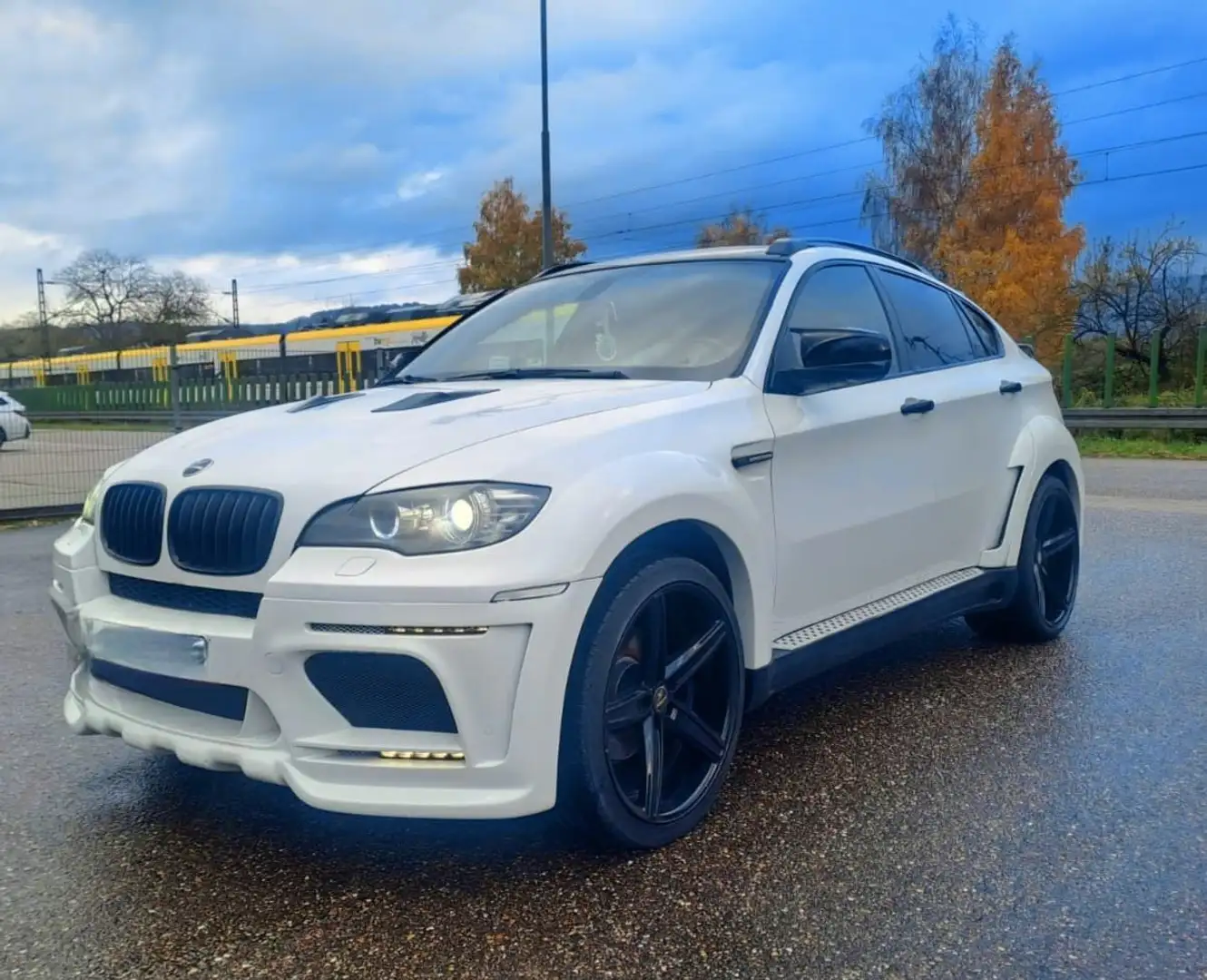 BMW X6 xDrive35d Blanc - 1