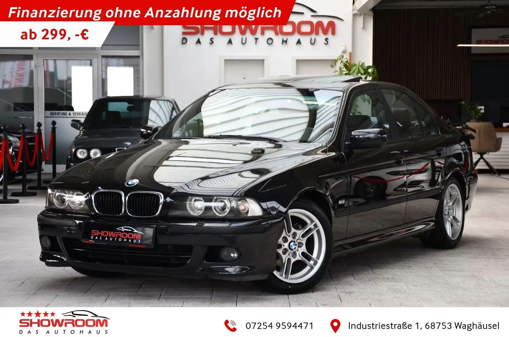 BMW 525 i Aut M-Sportpaket Shadow-Line Xenon Schiebed Noir - 1