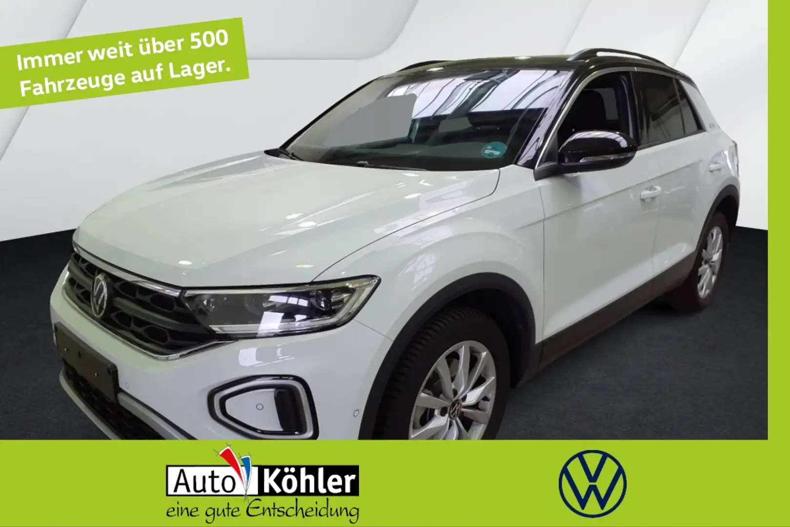 Volkswagen T-Roc GOAL TDI 7-Gang DSG CarPlay/AHK/Virt/ACC Weiß - 1