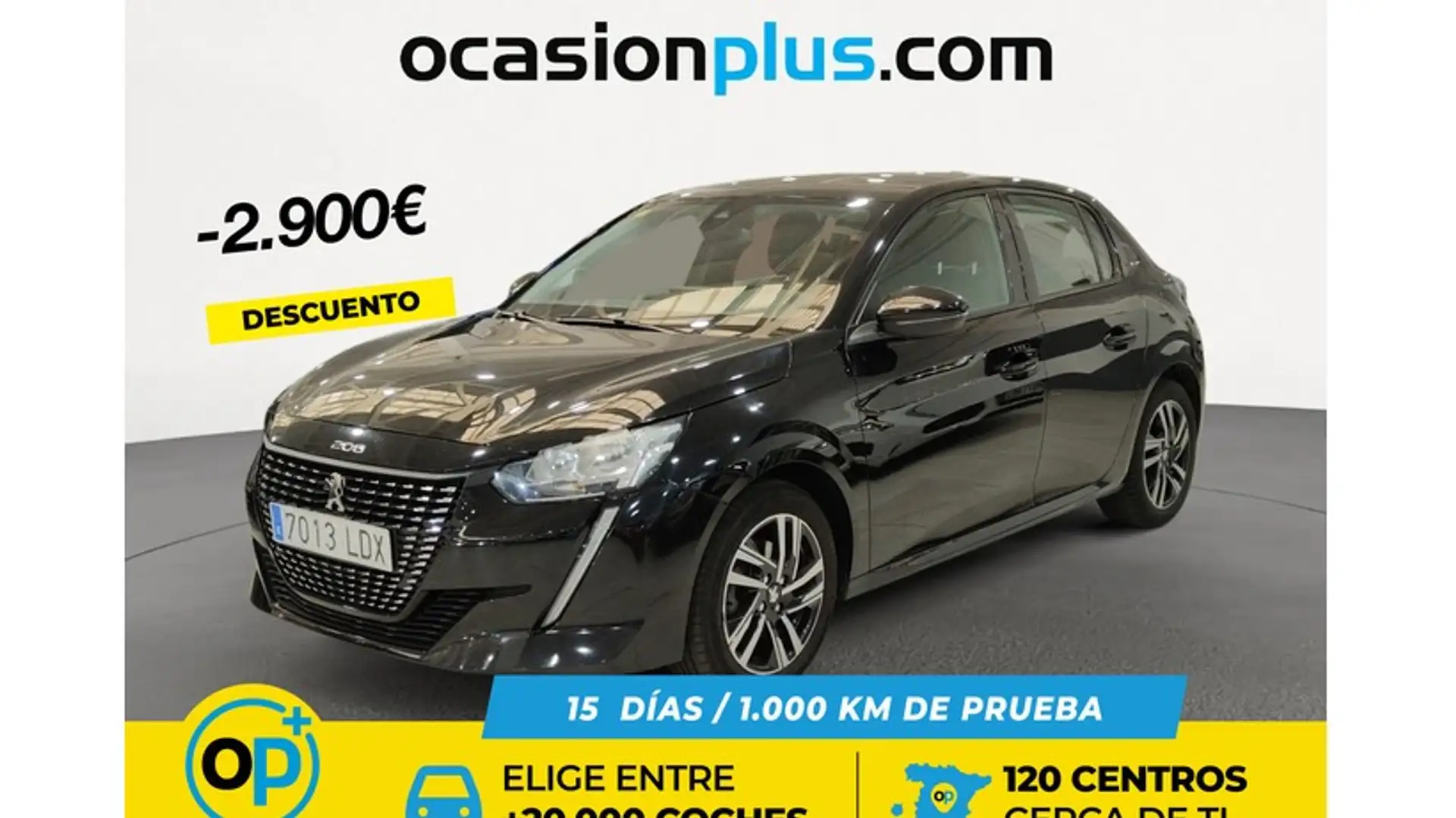 Peugeot 208 1.2 Puretech S&S Allure EAT8 100 Schwarz - 1