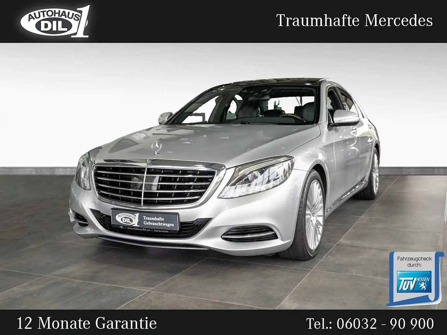 Mercedes-Benz S 350 d 4Matic *R-KAMERA*PANO*AMBIENTE*1.Hd.* Zilver - 1