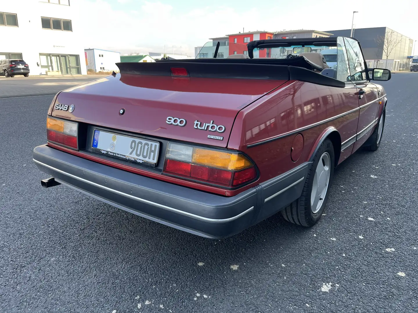 Saab 900 900 i 16 Cabrio Piros - 2